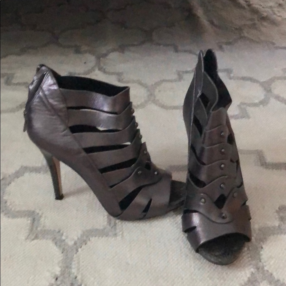 4inch metallic heels